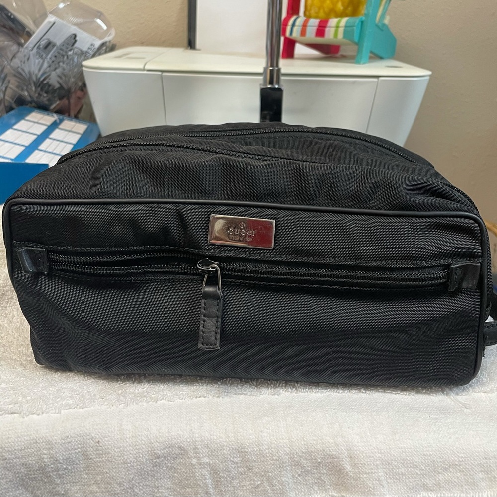 Authentic Gucci Travel Toiletry Bag Unisex